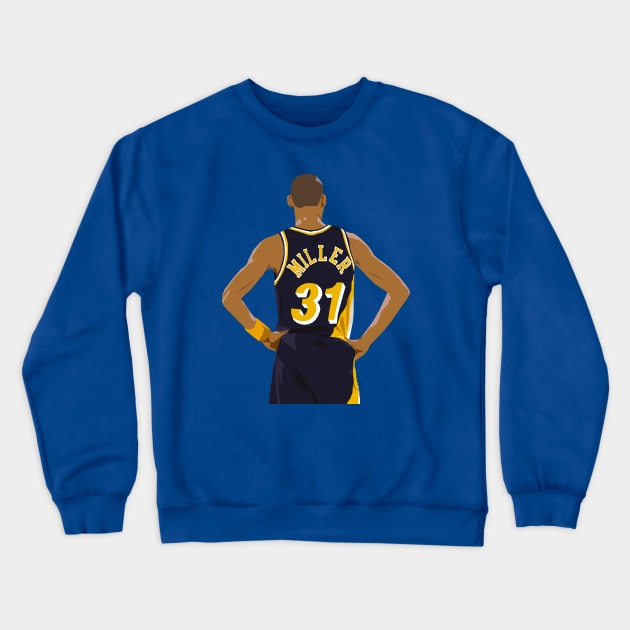 Reggie Miller Back-To Crewneck Sweatshirt by rattraptees